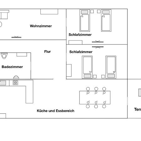 Moderne Ferienwohnung Klosterblick Guxhagen Esterno foto